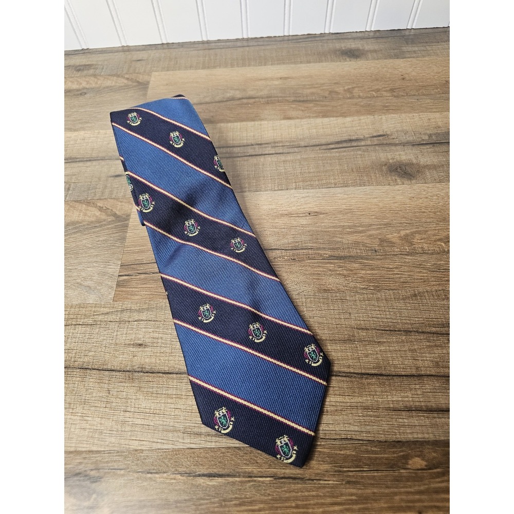 Burberry's 100% Silk Tie Made in England Preppy Ivy 57'